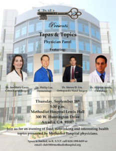 Tapas & Topics Physician Panel